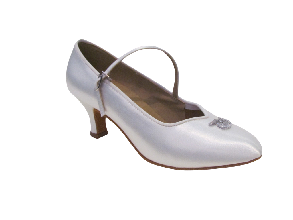 Women's White  Ballroom Shoes - 1301