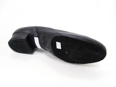 Men's Black Leather Standard Shoes - 309-9412-11