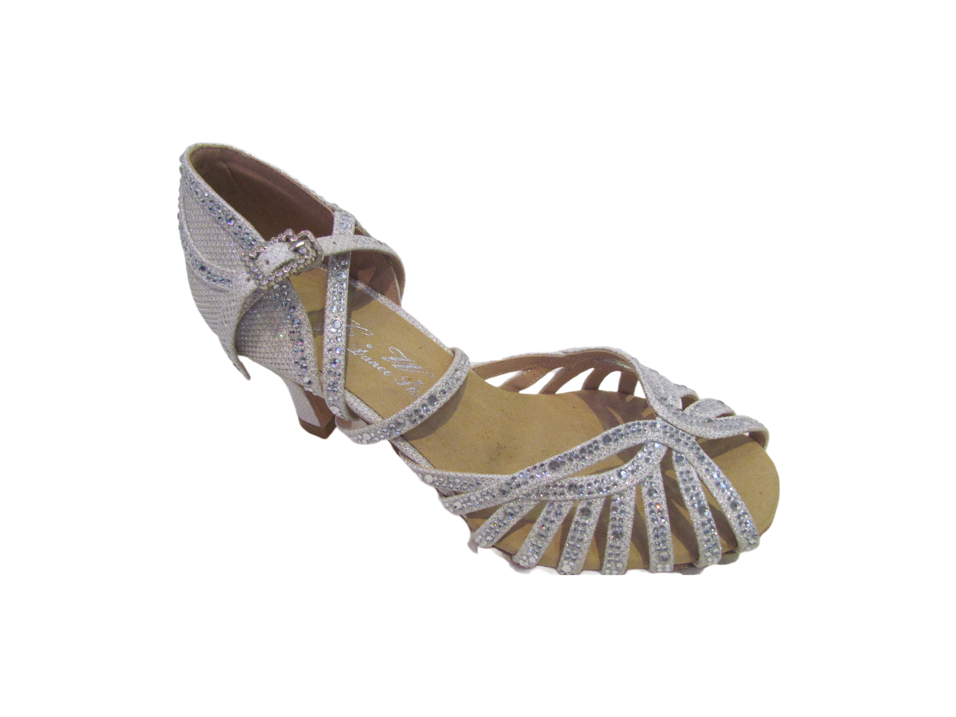 white salsa shoes
