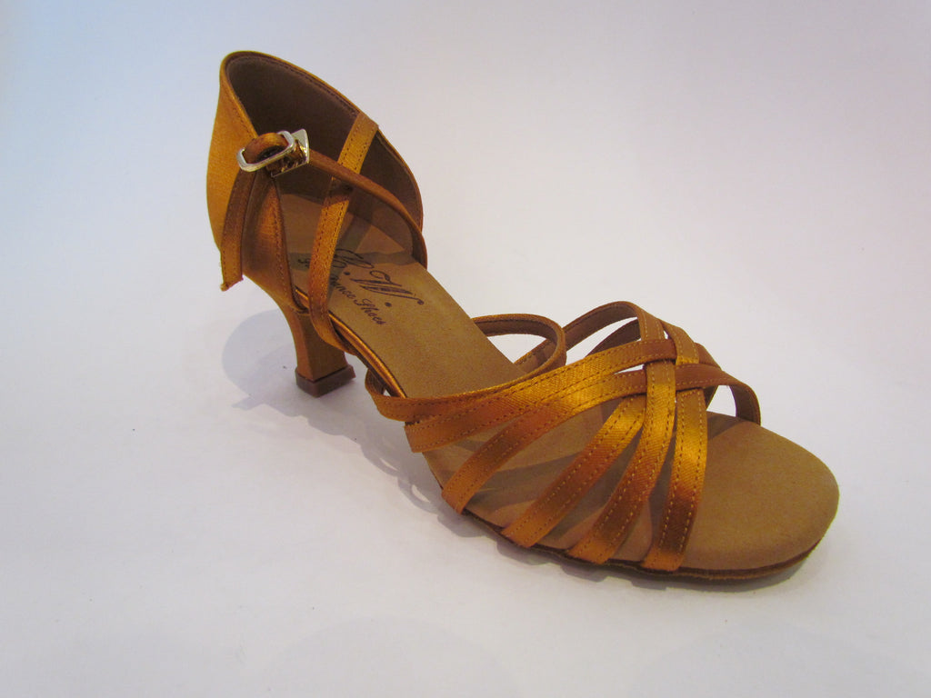 Women's Deep Ten Satin Salsa/Latin Shoes - 216