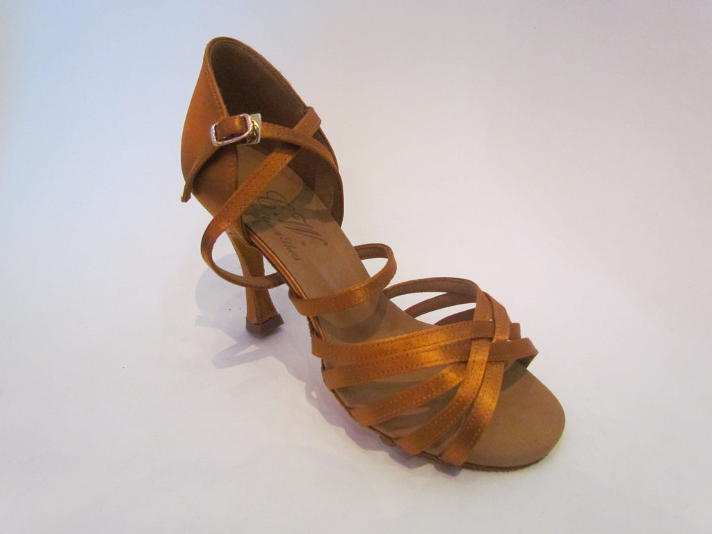 Women's Deep Ten Satin Salsa/Latin Shoes - 216