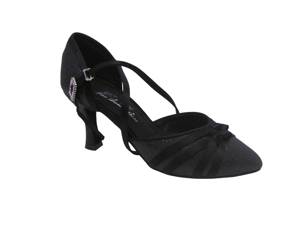 Women's Black Sparkle Ballroom Shoes - 130-19