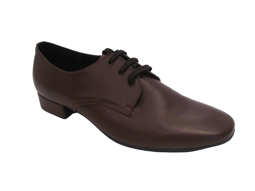 Men's Brown Leather Standard Shoes - 304