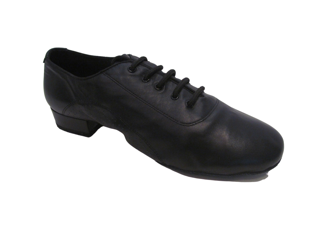 Men's Black Leather Standard Shoes - 309-9412-11