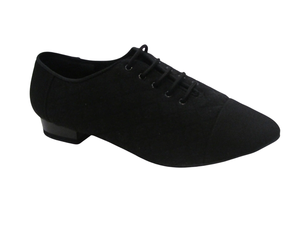 Men's Black Canvas Standard Shoes - 326