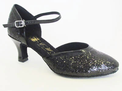 Women's Black Sparkle Ballroom Shoes - 681203