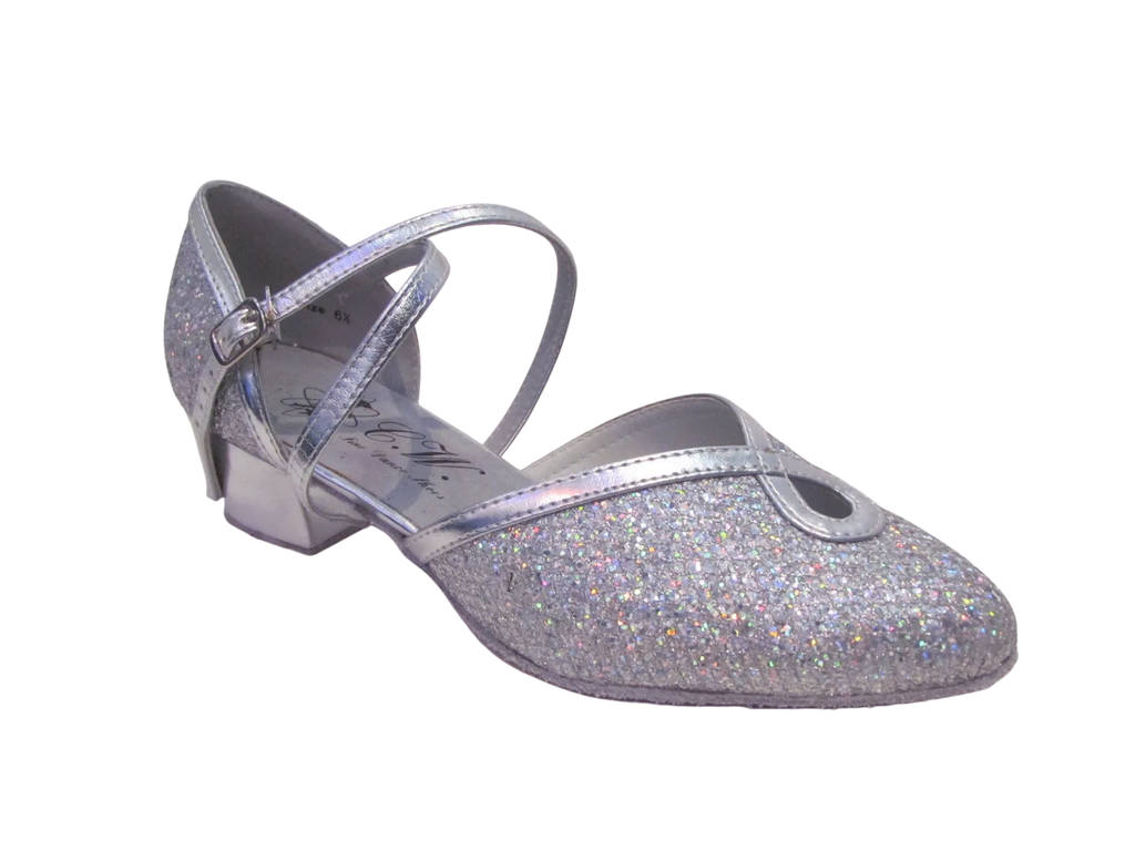 Women's Silver Sparkle Shoes - 685903