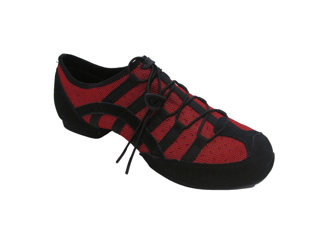 Women's Red/Yellow and Black Jazz Sneakers - SN005